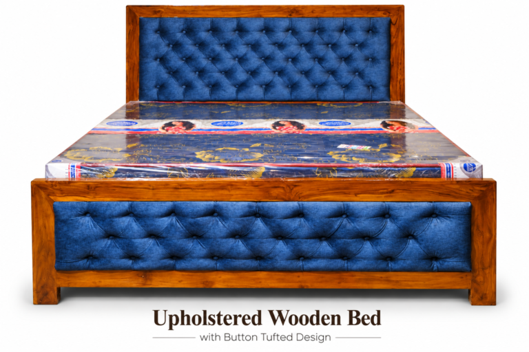 Upholstered Wooden Bed