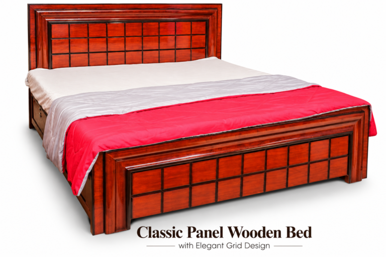 Classic Panel Wooden Bed