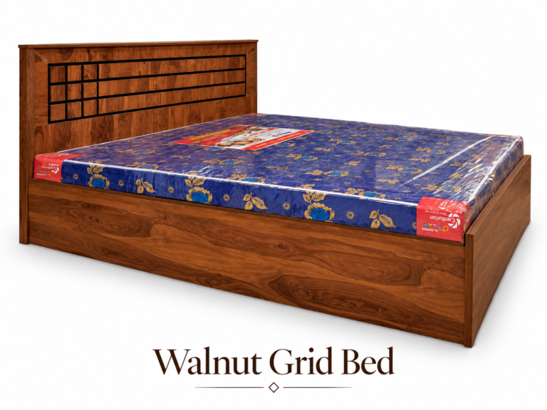 Walnut Grid Bed