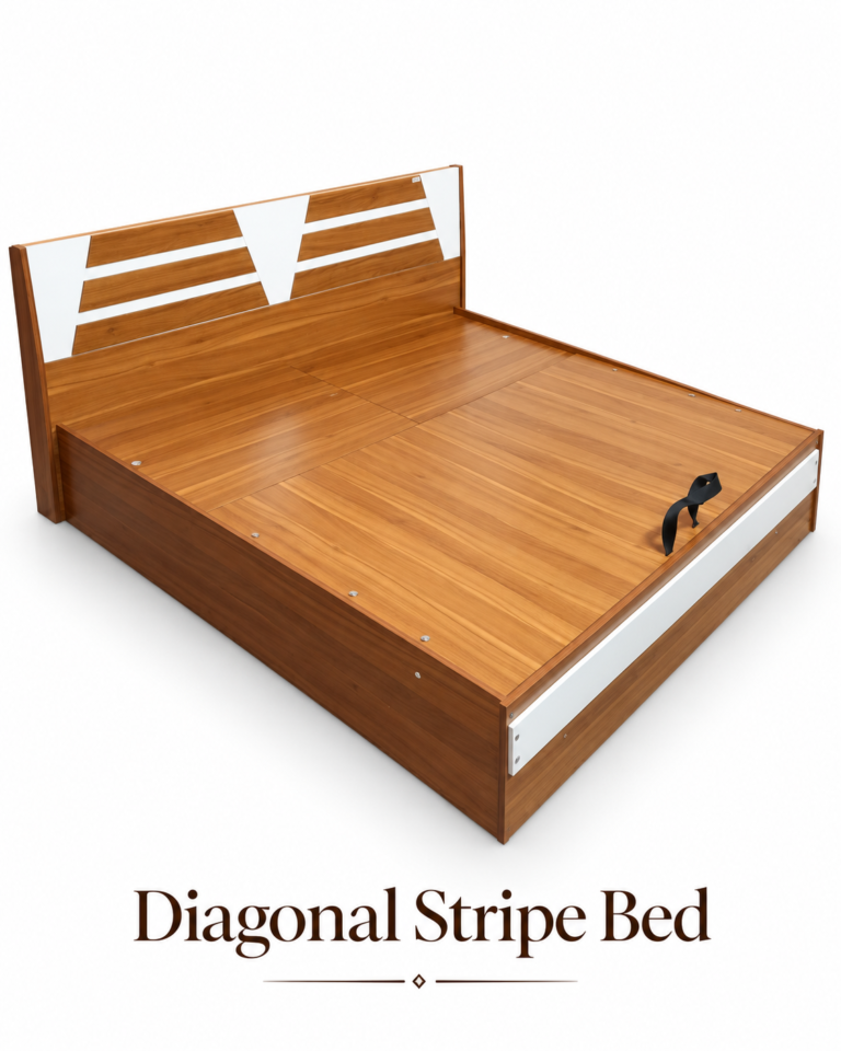 Diagonal Stripe Bed