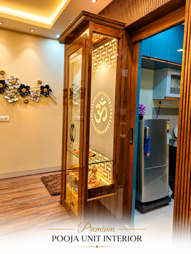 Premium Pooja Unit Interior