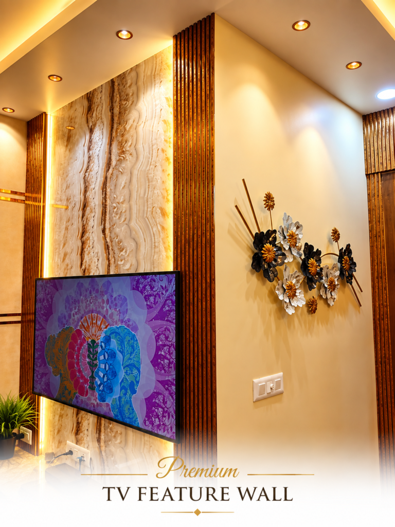 Premium TV Feature Wall