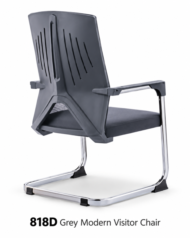 818D Grey Modern Visitor Chair