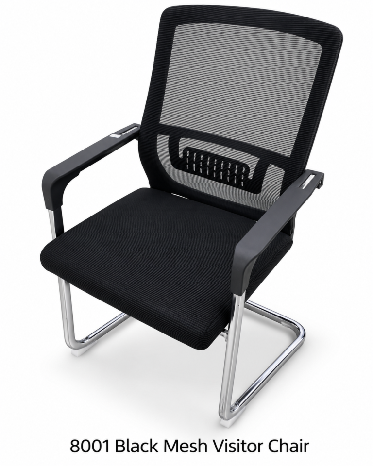 8001 Black Mesh Visitor Chair