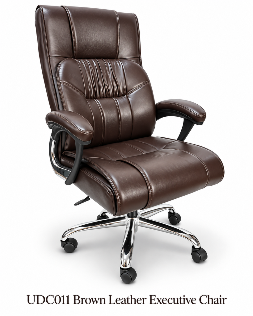 UDC011 Brown Leather Executive Chair
