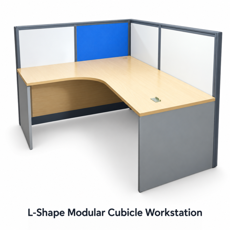 L-Shape Modular Cubicle Workstation