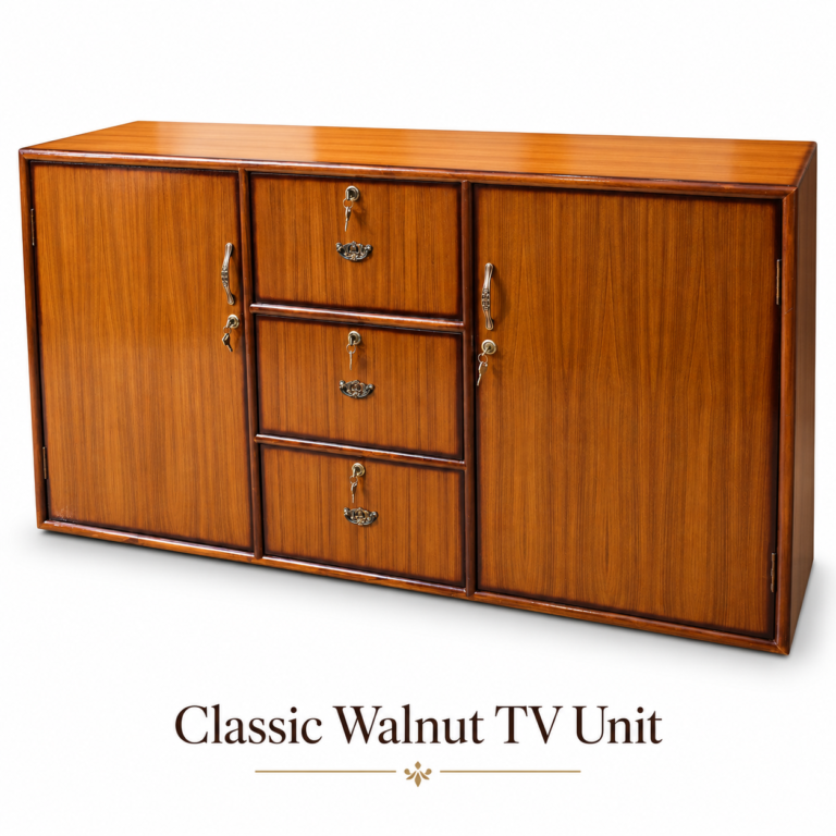 Classic Walnut TV Unit