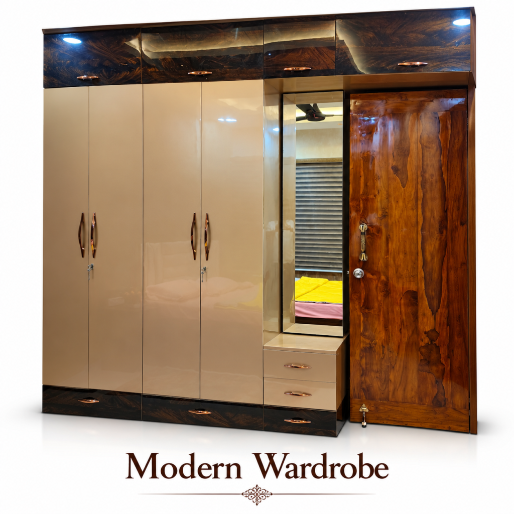 Modern Wardrobe with Dressing Unit