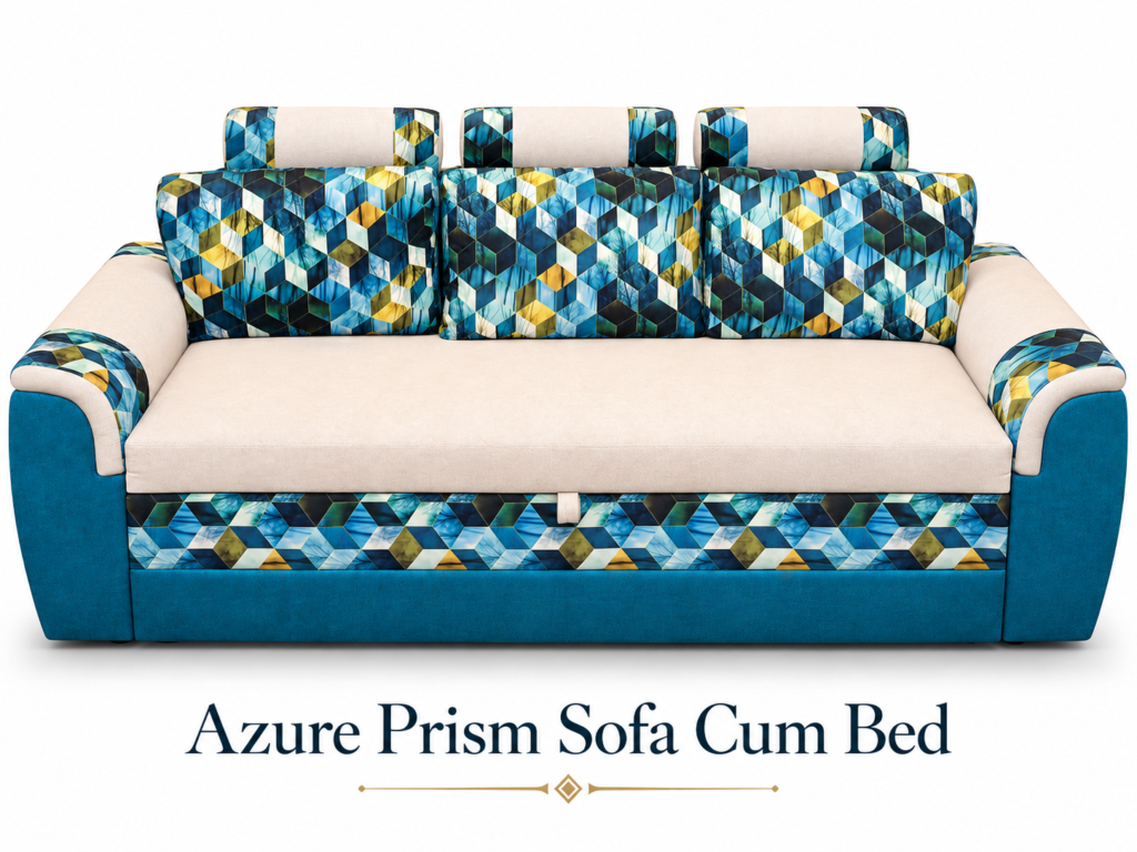 Azure Prism Sofa Cum Bed