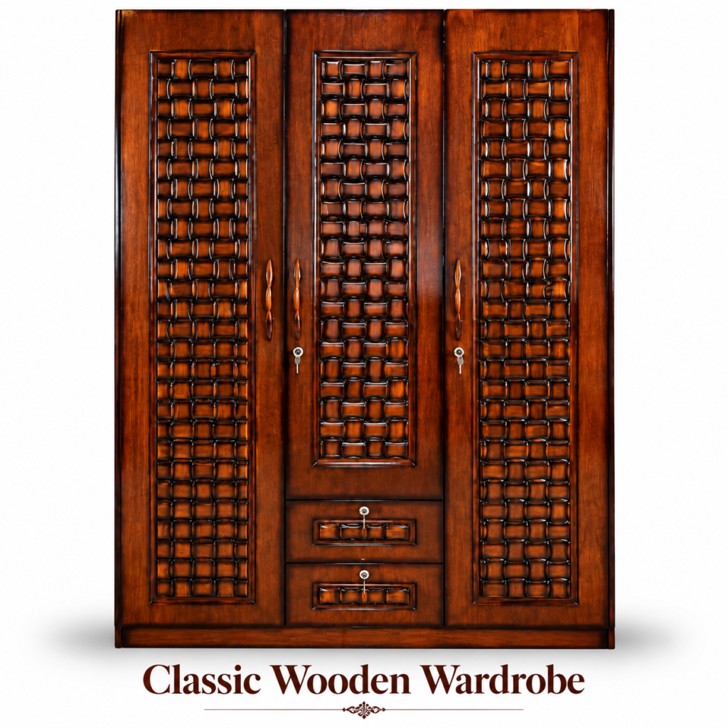 Classic Wooden Wardrobe