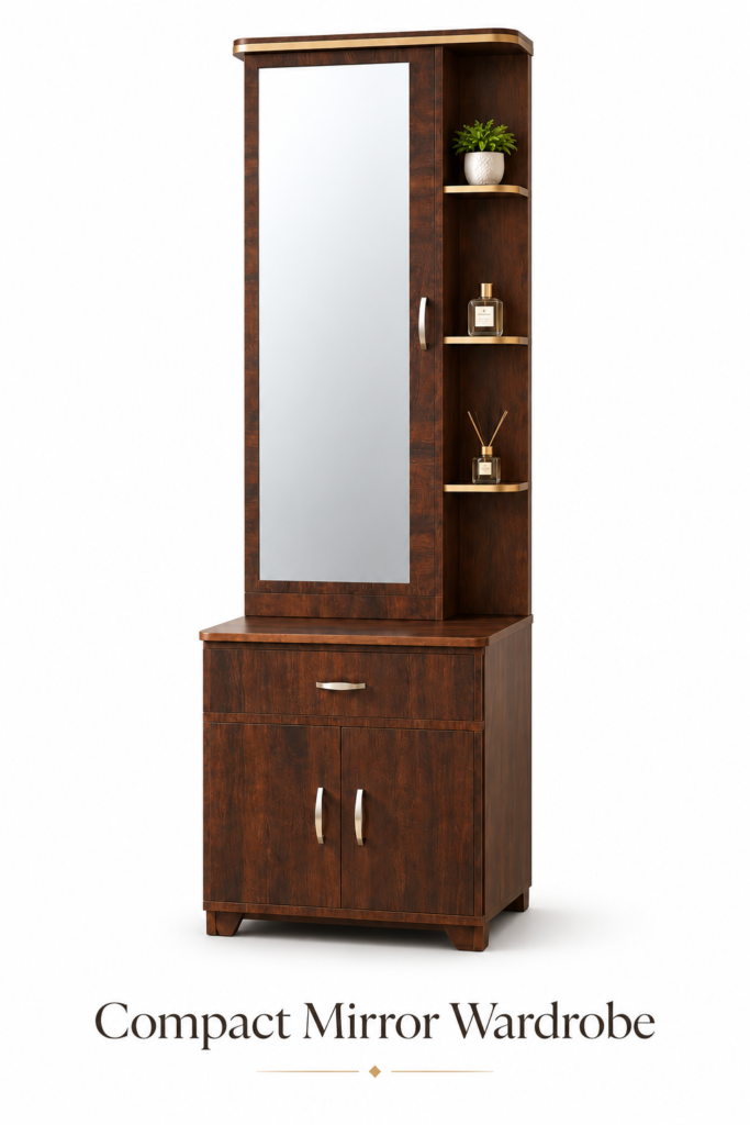 Compact Mirror Wardrobe