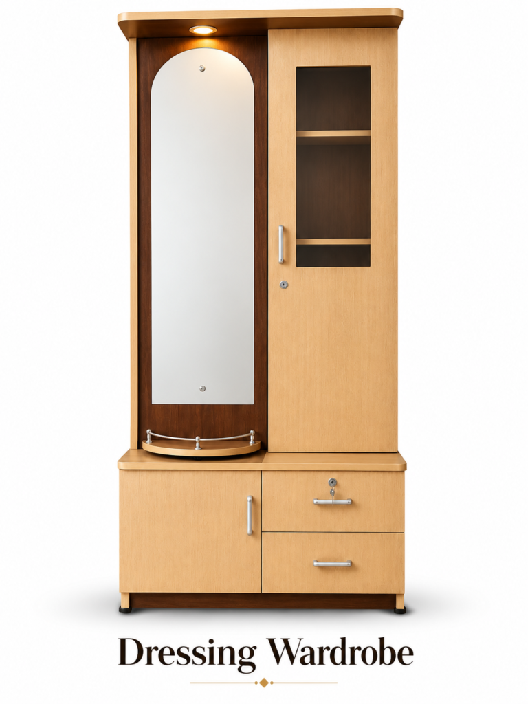 Modern Wooden Dressing Wardrobe