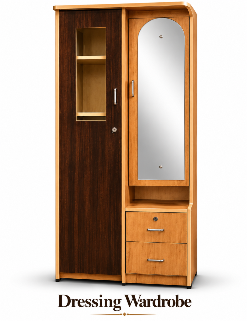 Two-Tone Dressing Wardrobe